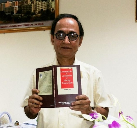 Book on â€œCommentaries on Constitution of Princely Tripura Stateâ€ released